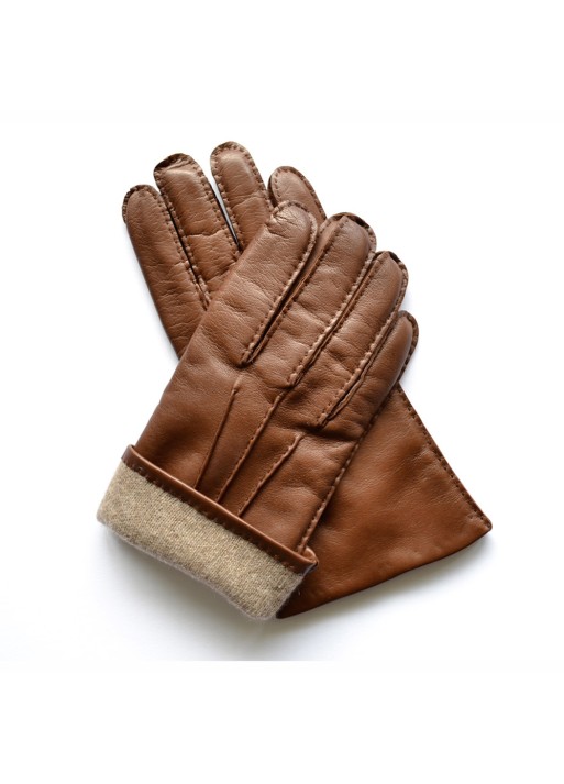 2022 Brown men hot selling Leather Fashion Gloves