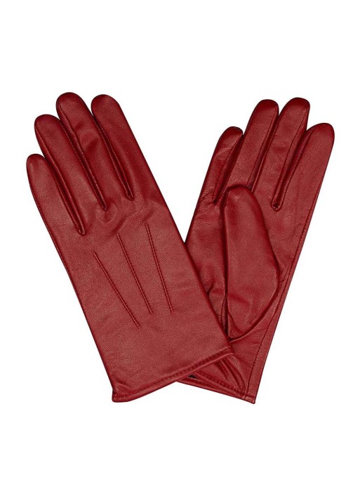Red beautiful Leather women Fashion Gloves hot selling leather gloves
